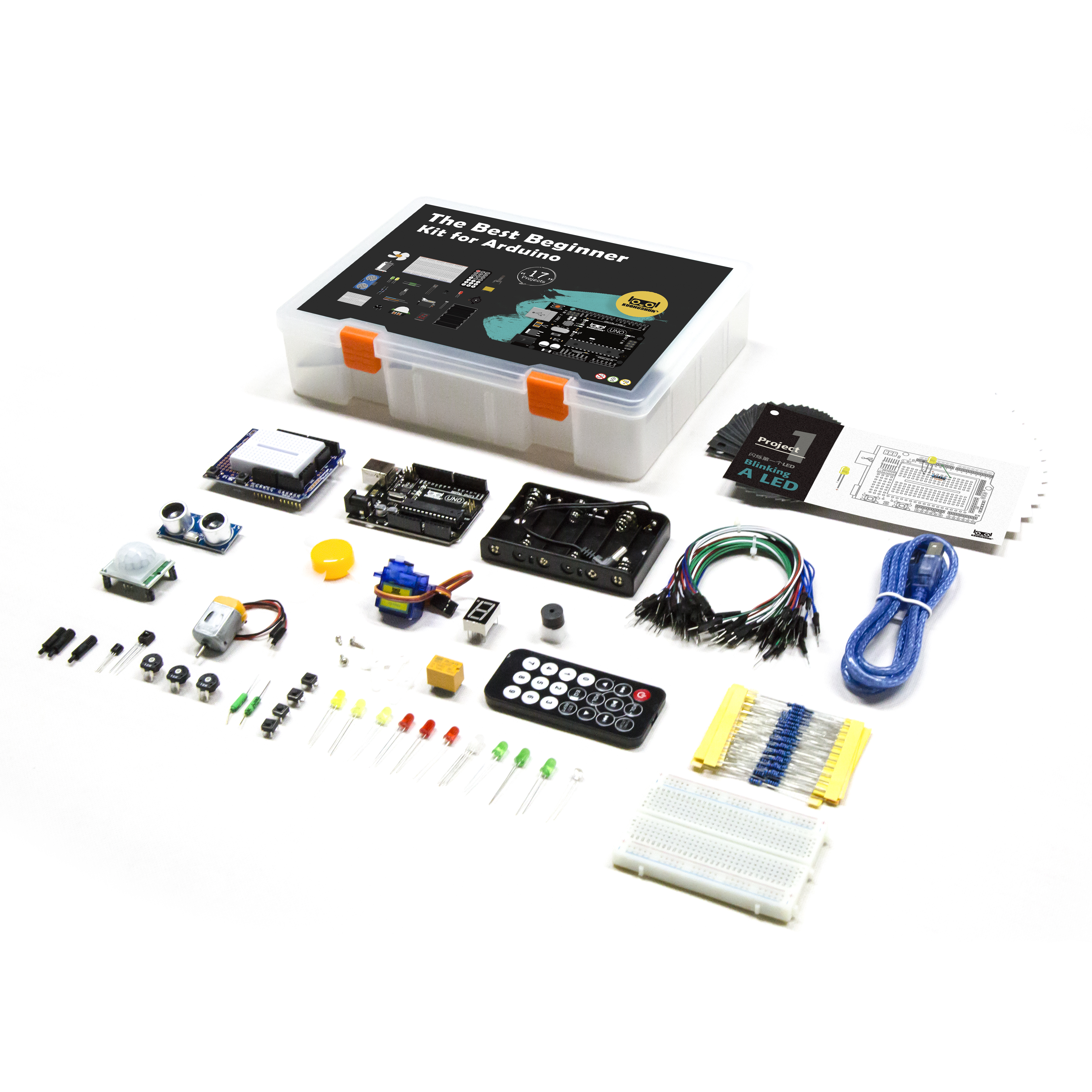 Набор для начинающих Arduino UNO R3 DIP